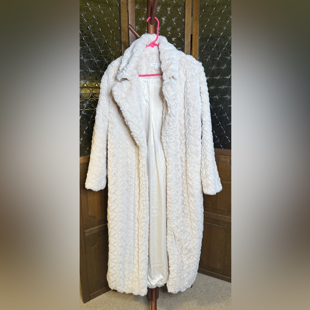 12th Tribe Cream Teddy Jacket